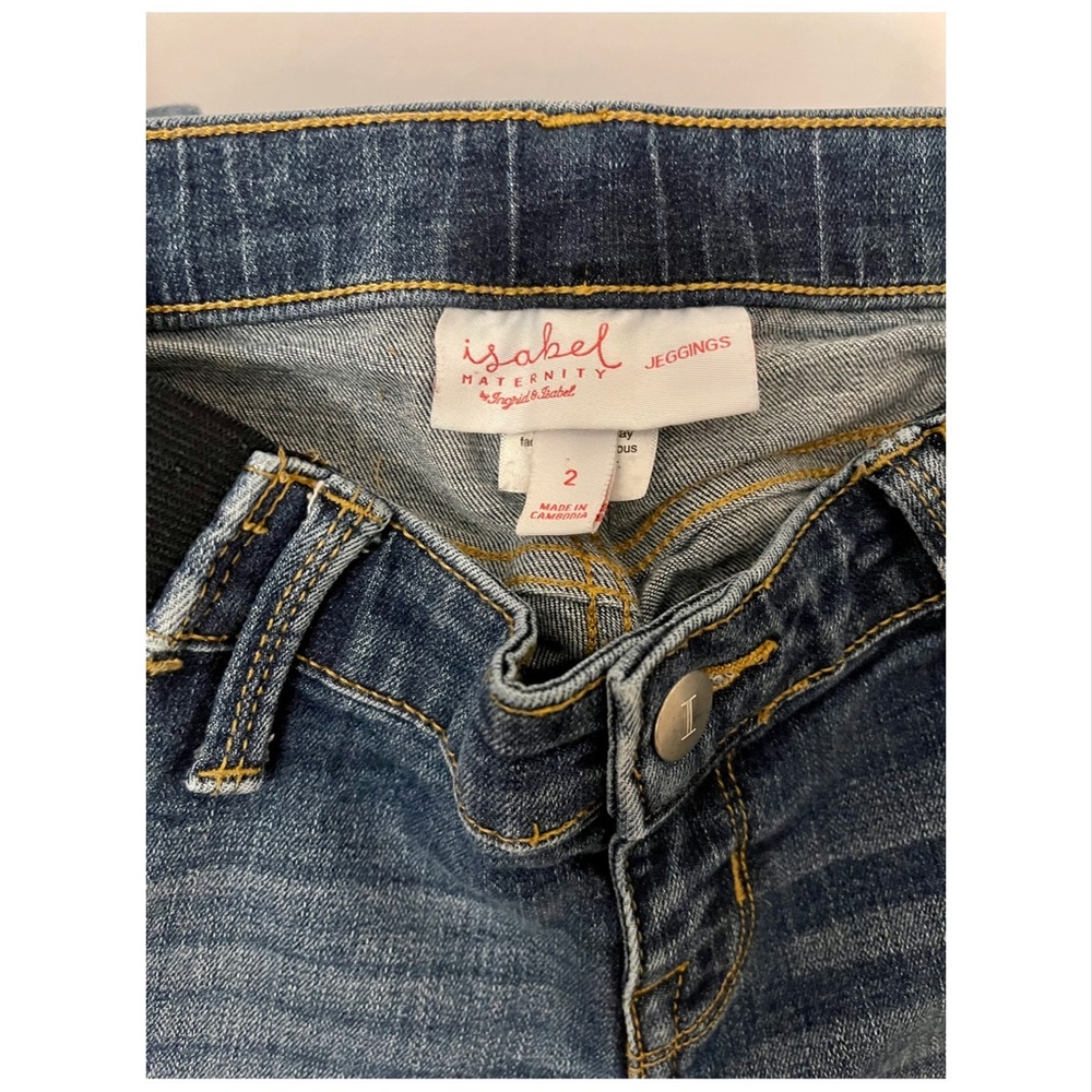 Isabel Maternity by Ingrid & Isabel | Distressed Jeggings | Size 2 - Picture 5 of 7